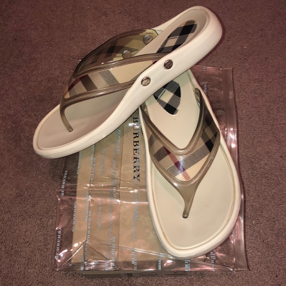 Men’s Burberry Rubber Flip Flops